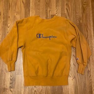 Men’s size large vintage champion reverse weave pullover sweatshirt